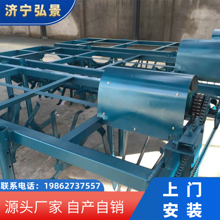 養(yǎng)殖場(chǎng)水沖糞異位發(fā)酵床翻耙機(jī)支持定制帶噴淋設(shè)備無需軌道