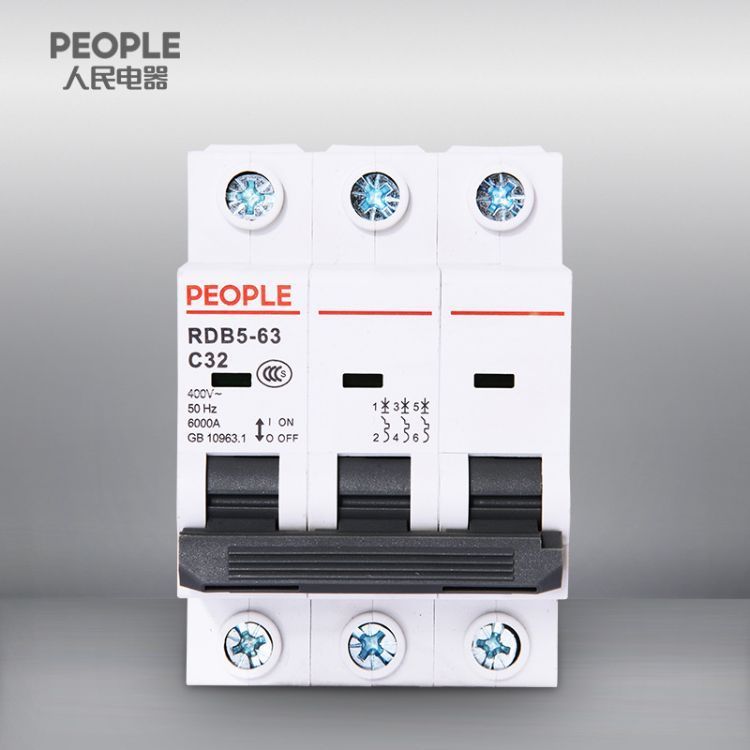 中國人民電器集團RDB5-63D633P小型斷路器微型漏電保護器