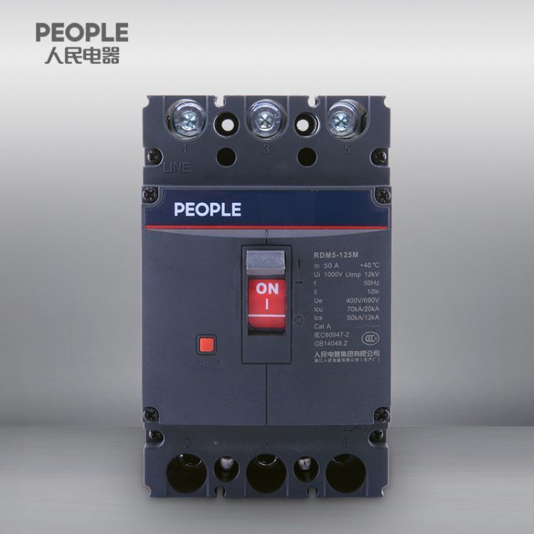 中國人民電器集團RDM5-125L\/430010-125A4P塑料外殼式斷路器保護開關