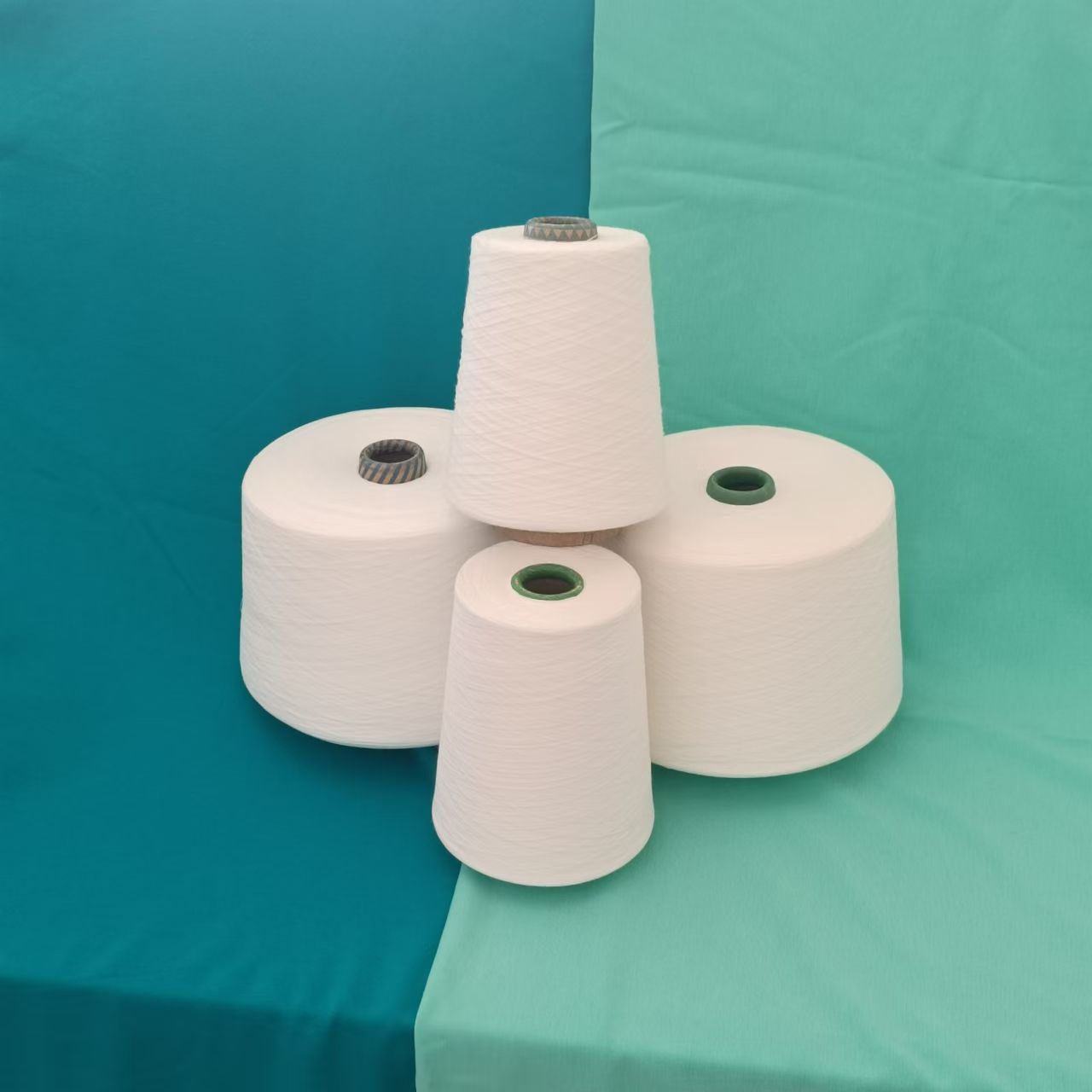 七棉紡紗莫代爾色紡紗有機(jī)棉粘紗精梳棉紗緊密賽絡(luò)紡現(xiàn)貨針織