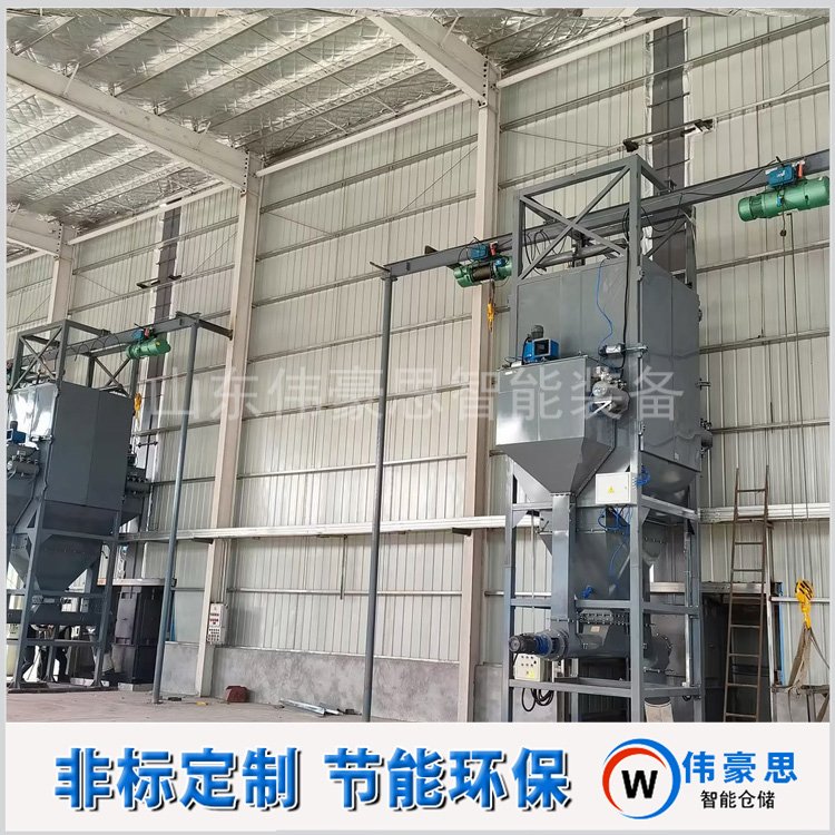 石灰粉自動噸袋破袋機無塵噸包投料站保護工作環(huán)境